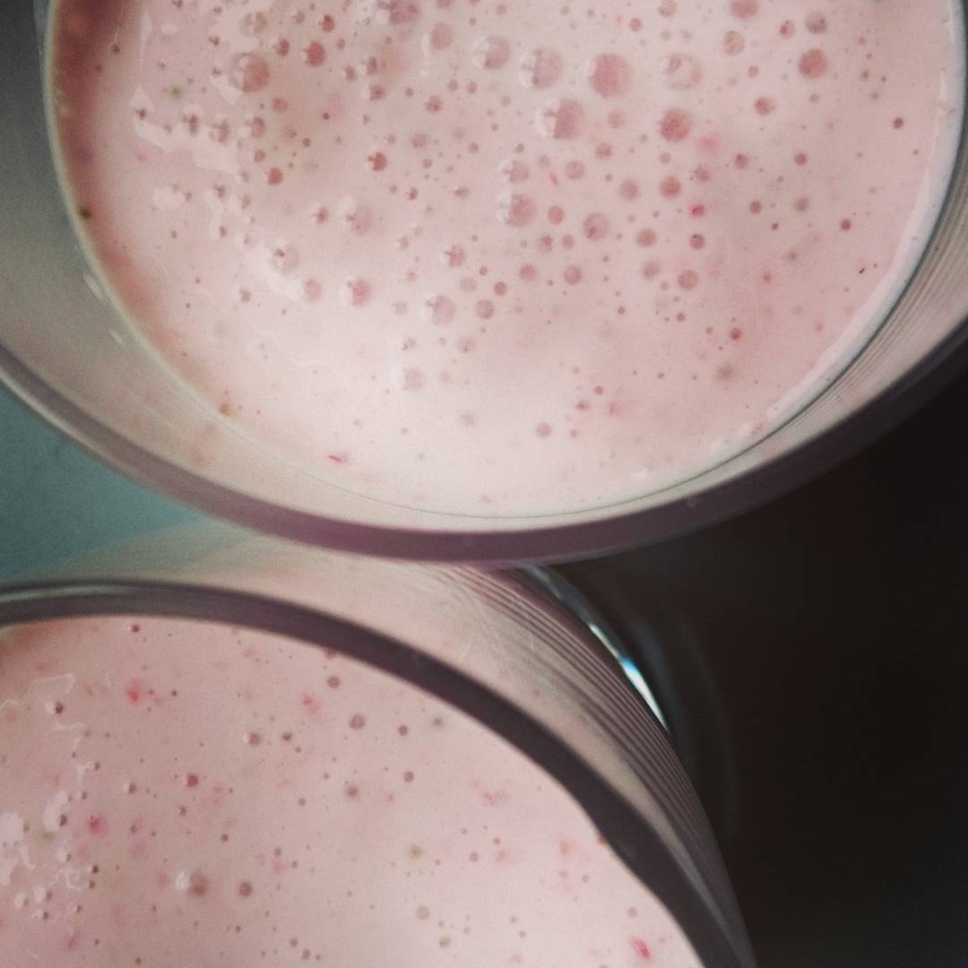 #milkshake with strawberry # fresh handmade ;-)